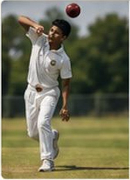 Bowler in action at L3 advanced level